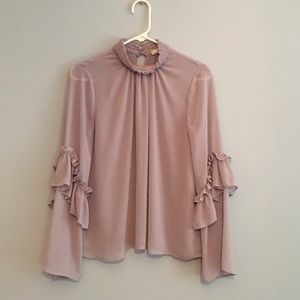 Vestique ruffle blouse